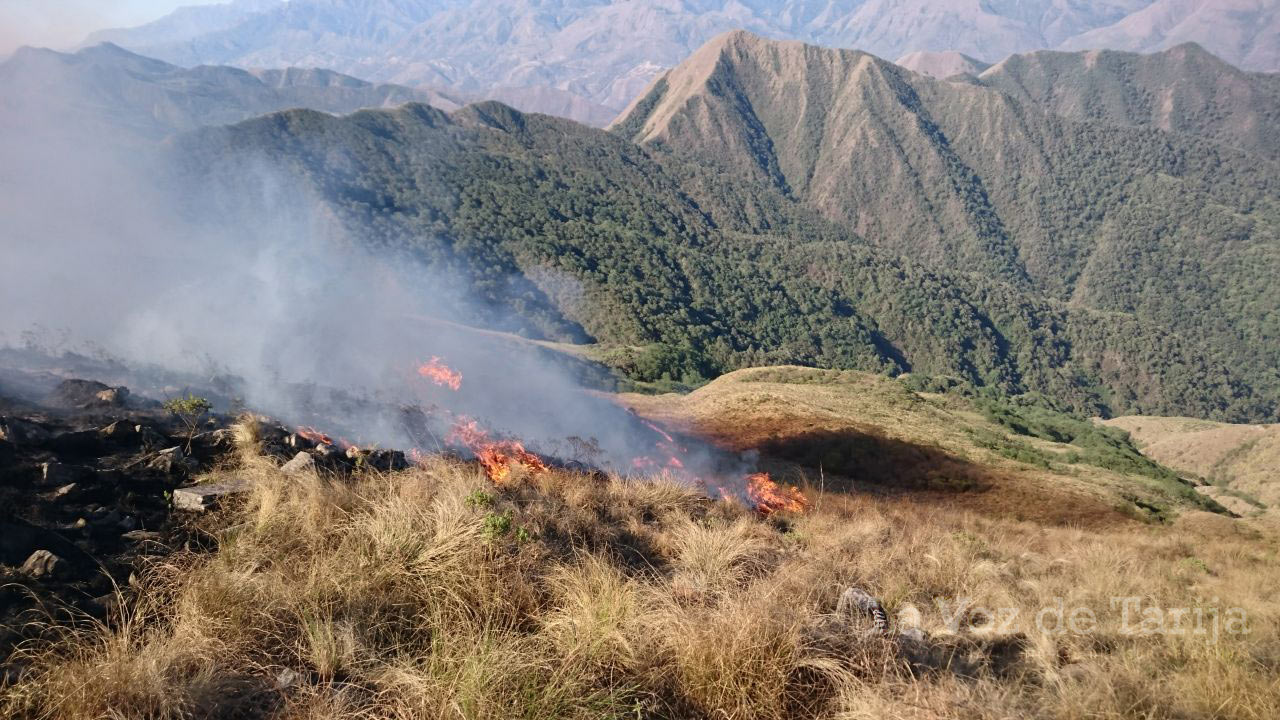 Senamhi registra 14 focos de calor en el departamento de Tarija