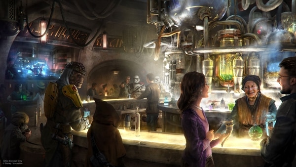 La cantina de Star Wars será el primer restaurante dentro de una atracción en vender alcohol de Disneyland