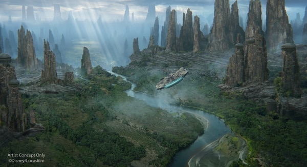 La nueva zona de Star Wars: Galaxy’s Edge se inaugurará en 2019.