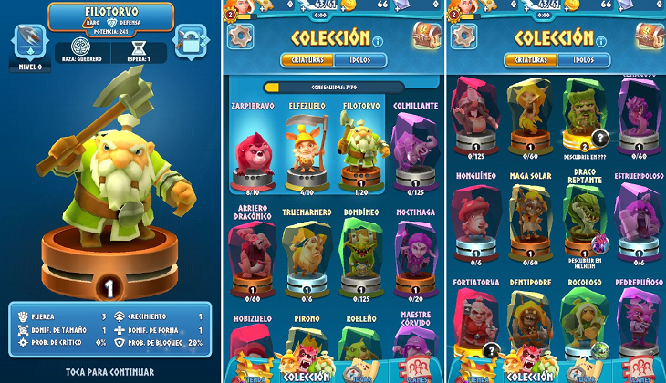 Criaturas Legend of Solgard