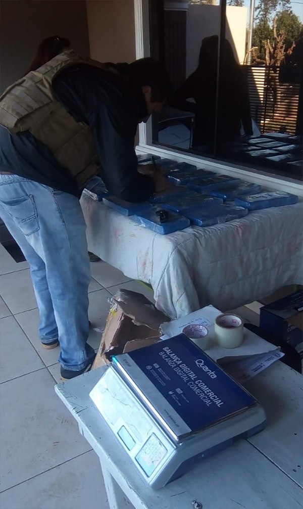 Más de 21 kilos de cocaína fueron incautados en Paraguay