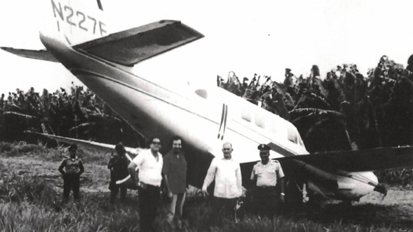 Así quedó el avión de Jorge Luis Valdés cuando cayó en Panamá