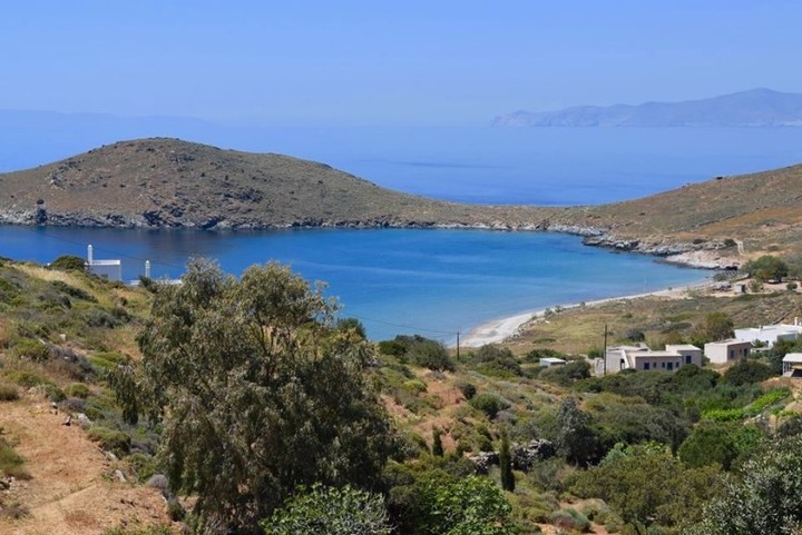 Una hermosa vista desde la isla de Siro al Mar Egeo (Facebook).