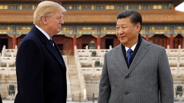 El presidente de los Estados Unidos, Donald Trump, y su par chino Xi Jinping (Reuters)