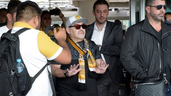 Maradona, con problemas en México