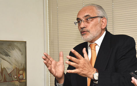Carlos Mesa, expresidente y actual vocero de la cuasa marítima
