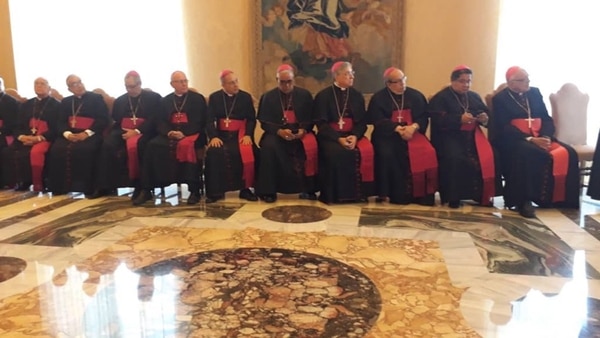 Obispos venezolanos se reunieron con el papa Francisco en el Vaticano