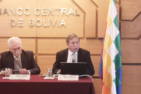 Raúl Mendoza, asesor principal de Política Económica del Banco Central de Bolivia (BCB). 