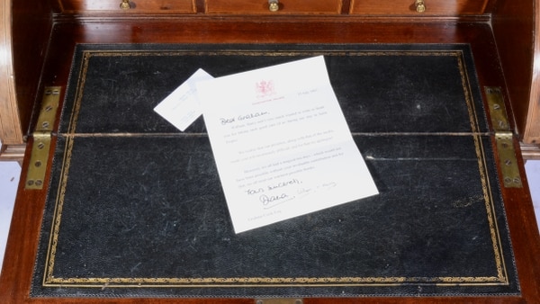 La carta que Diana Spencer le envió a su guardaespaldas con el membrete del Palacio de Kensington