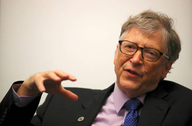 Bill Gates, durante una reciente entrevista (Reuters)