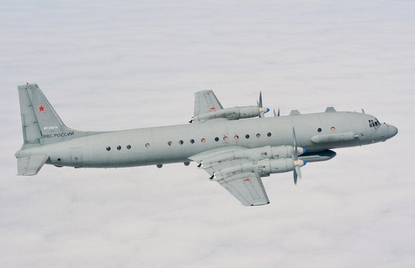 Un avión Il-20 ruso como el derribado