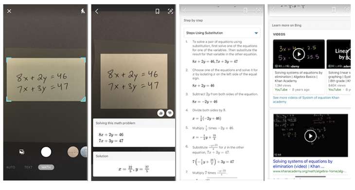 Math Solver, entre las nuevas características de Bing