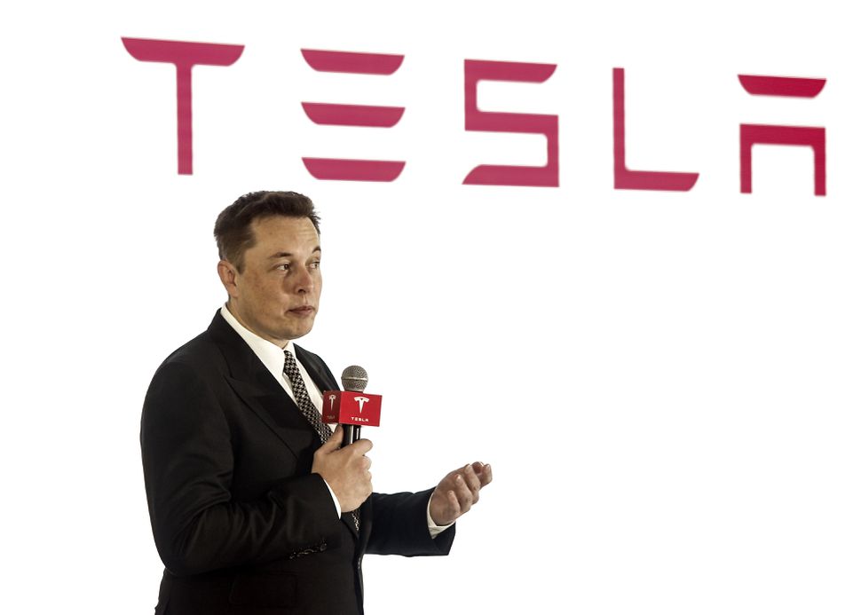 Elon Musk, chairman, CEO and product architect of Tesla Motors.