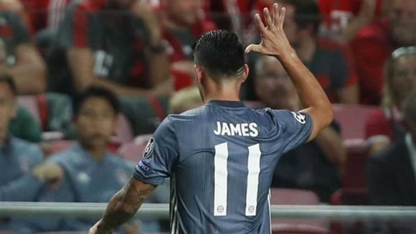 James Rodriguez le recordó la goleada por 5-0 al equipo rival
