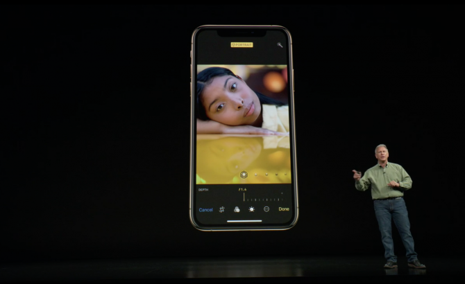 Los iPhone XS permitirán modificar el desenfoque del modo retrato en tiempo real
