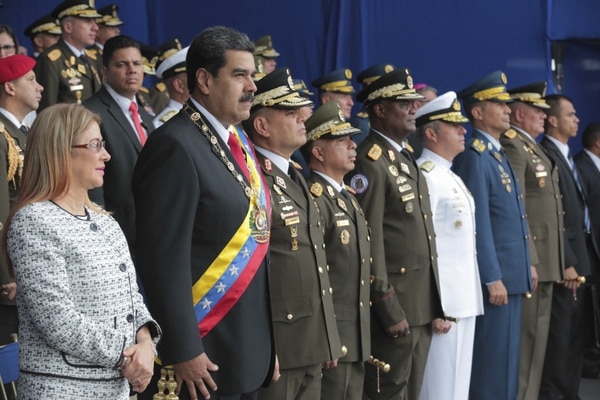 Nicolás Maduro, en una ceremonia en honor a la Guardia Nacional