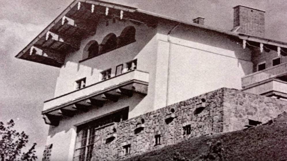 Foto: El Berghof de Hitler, antes de ser bombardeado por las fuerzas aliadas.