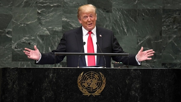 Trump aseguró que el gobierno venezolano es un “régimen represivo” (AFP)