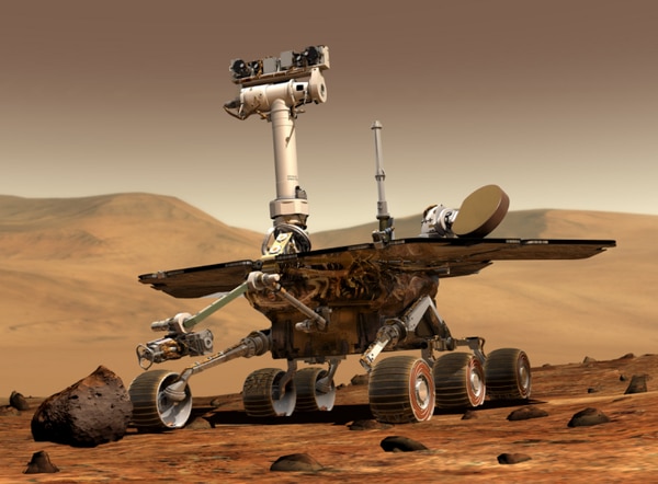 El rover Opportunity aterrizó en Marte en 2004