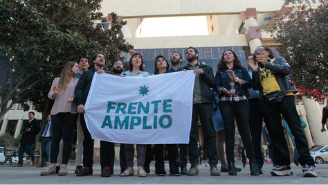 Militantes del Frente Amplio.
