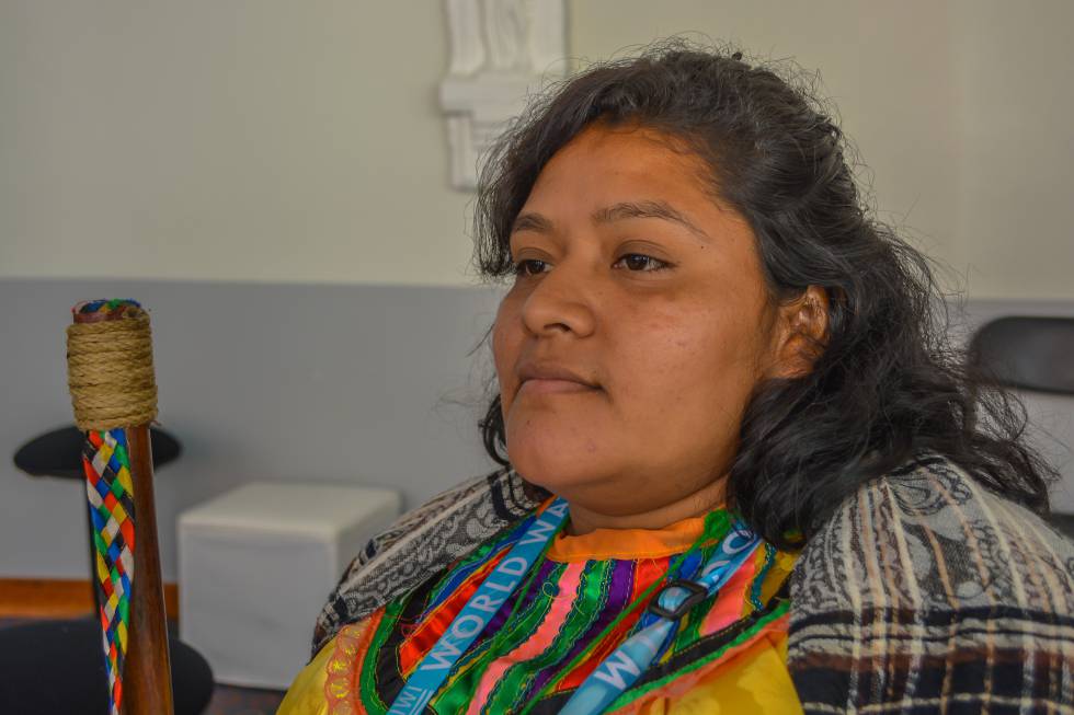 La lideresa indígena ch’orti’ Elodia Castillo Vásquez.
