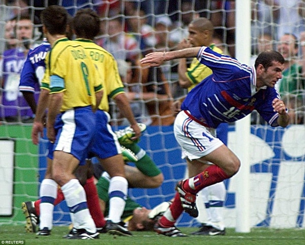 (Reuters) el francés convirtió dos goles en aquella final