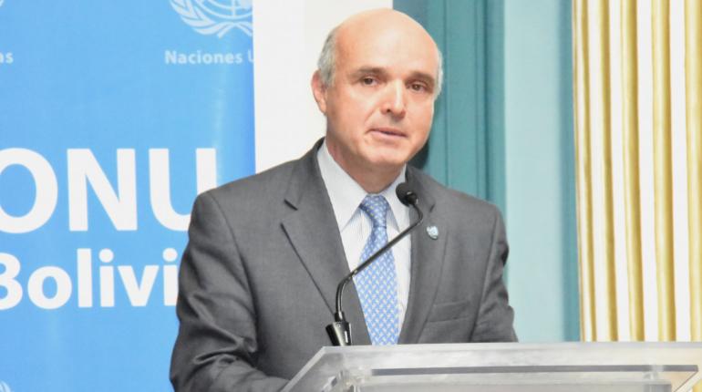 El coordinador residente de Naciones Unidas, Mauricio Ramírez. | Cancillería