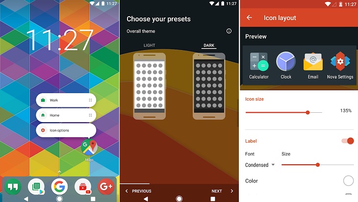 Nova Launcher app