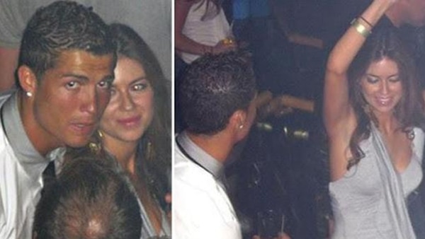 Kathryn Mayorga y Ronaldo durante la fiesta en Las Vegas en la que se conocieron