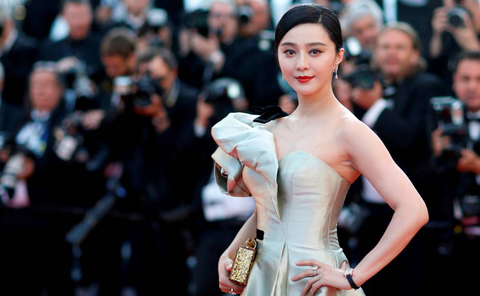 La actriz Fan Bingbing en la alfombra roja de la película 