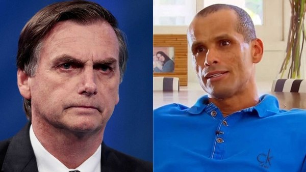 Jair Bolsonaro y Rivaldo