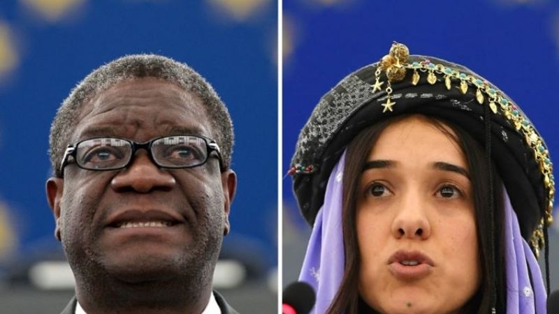 El Nobel de la Paz premia a dos héroes de la lucha contra la violencia sexual