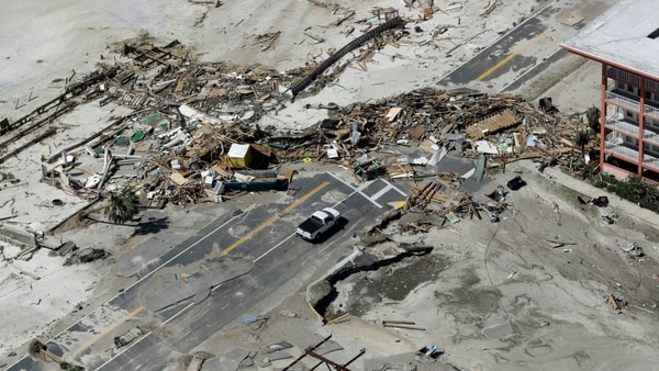 Imágenes de devastación en Florida por el paso de Michael. (AP)