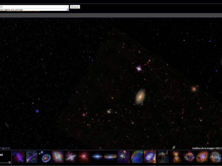 Navega por el cosmos