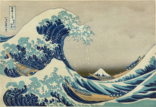 “La gran ola de Kanagawa”, de Katsushika Hokusai