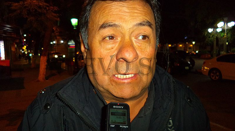 Gustavo Rodríguez, dirigente de los volqueteros.