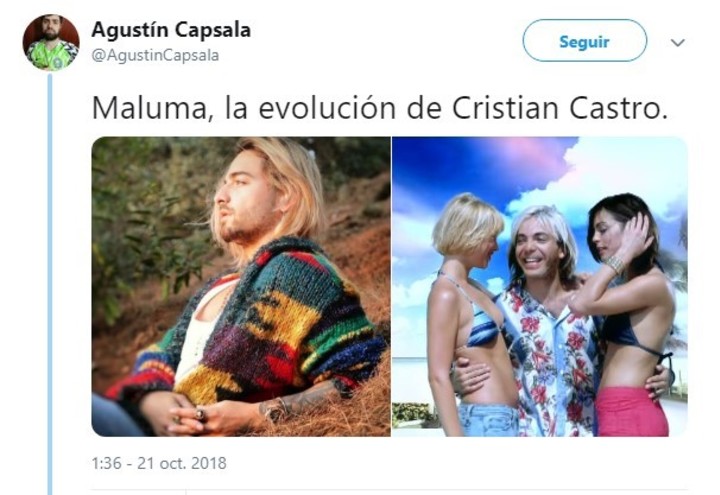 Uno de los tantos memes que le hicieron al colombiano. (Twitter)