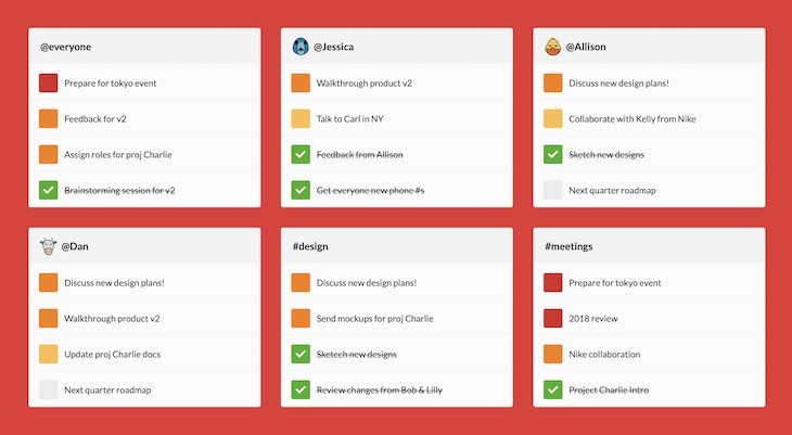 TaskList