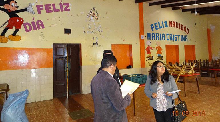 Asambleístas realizan una inspección en el centro. | LOS TIEMPOS