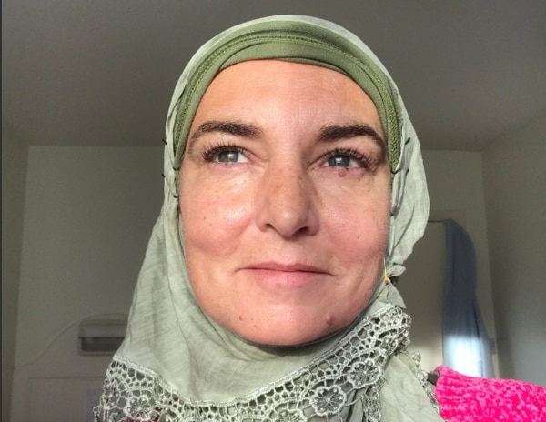 Sinead O’Connor se convirtió al Islam (Twitter Shuhada’ Davitt)