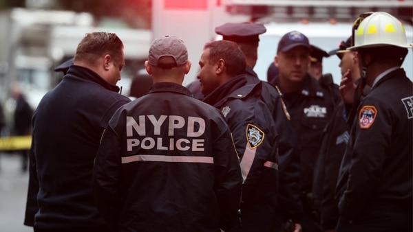 El operativo realizado este viernes en Nueva York (Reuters)
