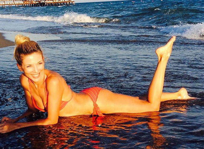Izabella Łukomska, en una de sus fotos de Instagram de su etapa como modelo