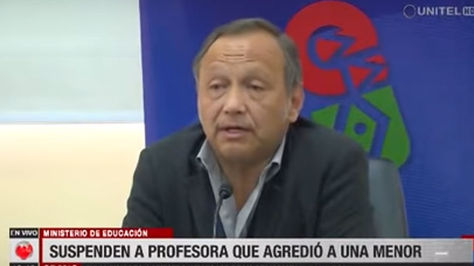 Ministerio de Educación anuncia sanciones contra maestra agresora.