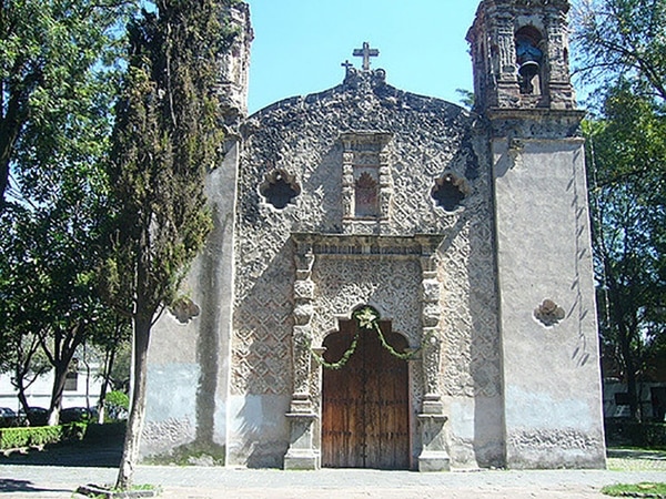 El templo de la Conchita, en Coyoacán, México