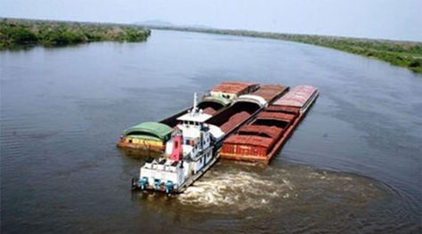 La Hidrovía Paraná-Paraguay.