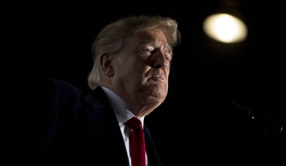 Donald Trump, en un acto en Murphysboro (Illinois), el pasado sábado.