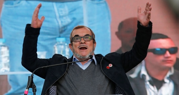 Rodrigo Londoño, conocido como Timochenko, líder de la exguerrilla de las FARC. REUTERS/Jaime Saldarriaga