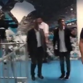 La TV brasileña mostró a Gallardo burlando la sanción de la Conmebol