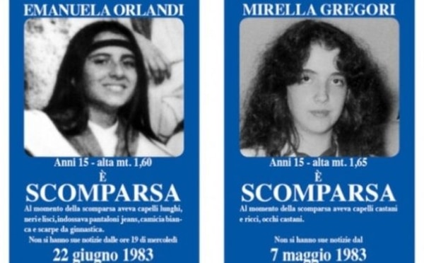 Los carteles que señalaban la desaparición de Orlandi y Gregori
