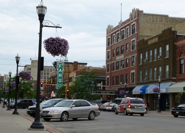 La ciudad de Fargo, en Dakota del Norte